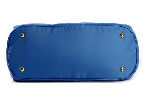 2014 Prada nylon jacquard shoulder bag BR4992 lakeblue